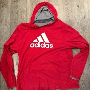 Adidas Black and Red Apparel Tag; reversible Indiana Hoosiers